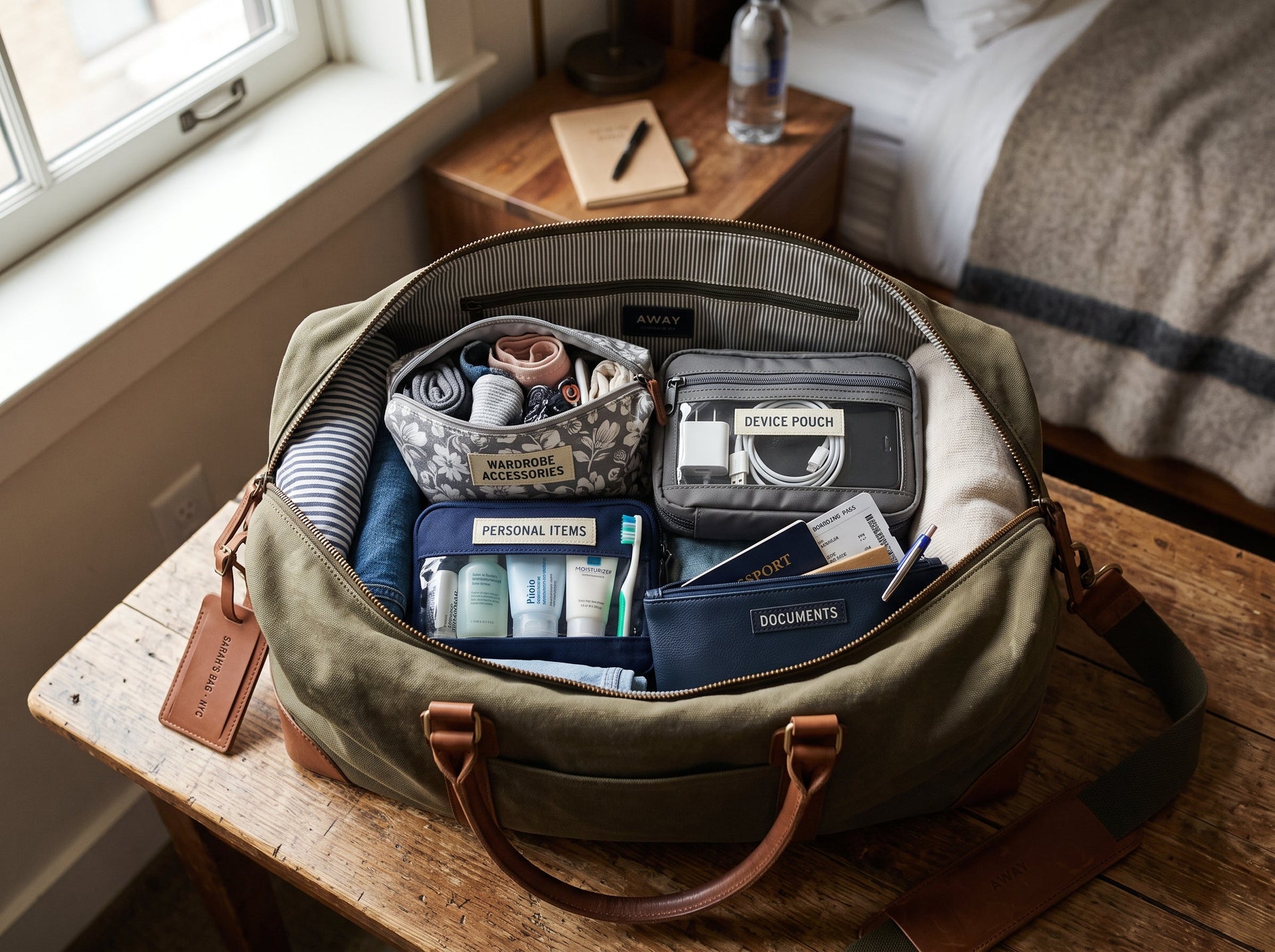 How to Build a Reusable Weekend Travel Pouch