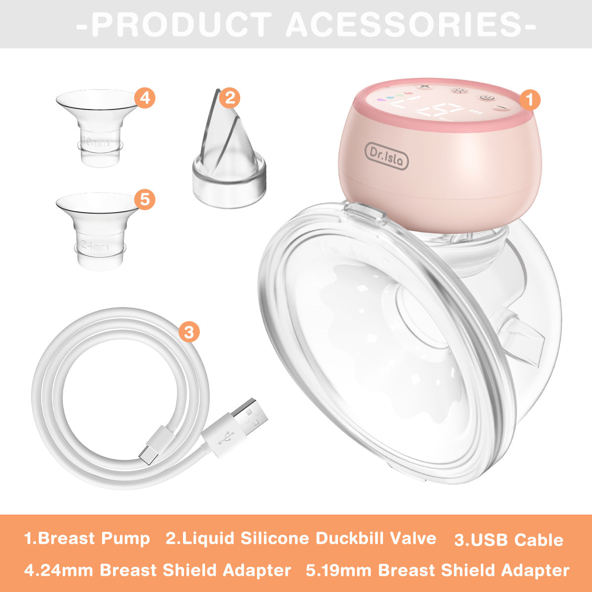 Night Light Wearable Breast Pump - EB30
