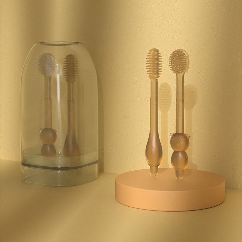 Ensemble brosses à dents en silicone pour bébé - BY11