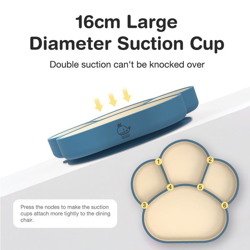 Ensemble de 5 pièces de vaisselle en silicone pour bébé - BT05