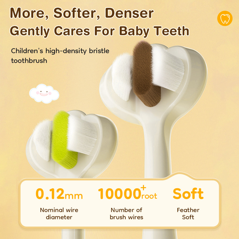 Brosse douce 3 faces pour enfants - BT12