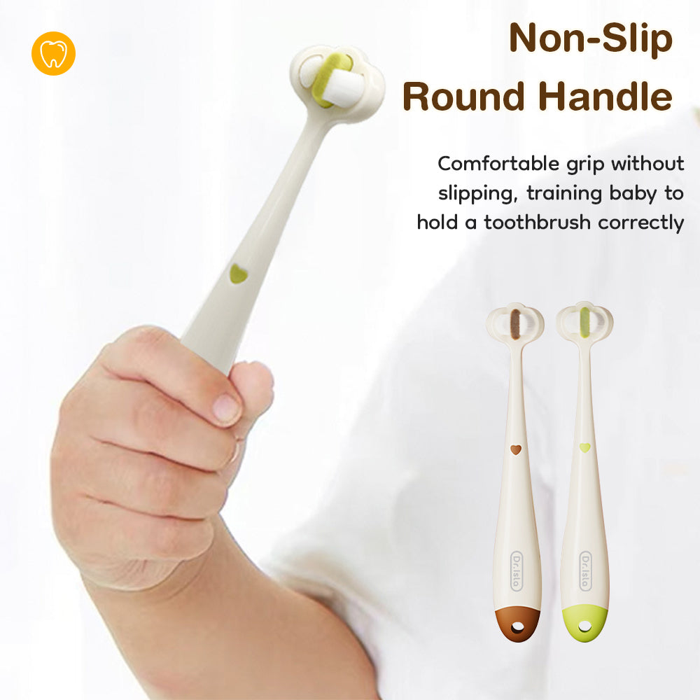 Brosse douce 3 faces pour enfants - BT12