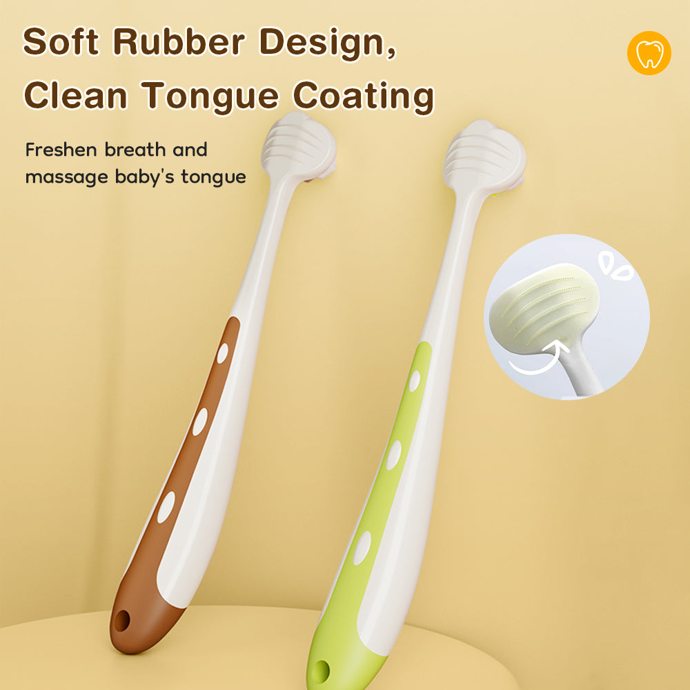 Brosse douce 3 faces pour enfants - BT12