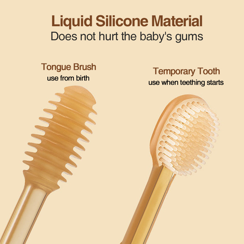 Ensemble brosses à dents en silicone pour bébé - BY11